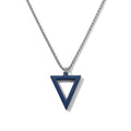 Urban Geometric Triangle Pendant Necklace