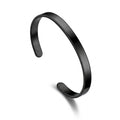Minimalist 8mm Stainless Steel C-Cuff